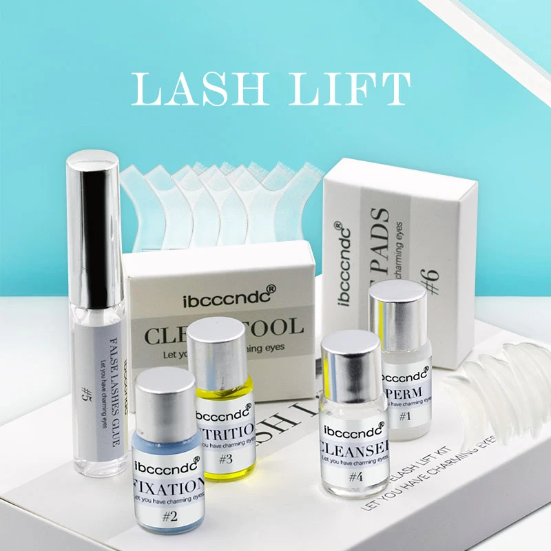  -Ibcccndc 7 Sets/Lot Lash Lift Kit Makeupbemine Eyelash Perming Kit Iconsign Lashes Perm Set With P