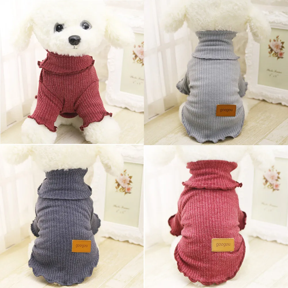 Small Dogs Sweater Clothes For Little Dogs Overalls Pet Dog Puppy