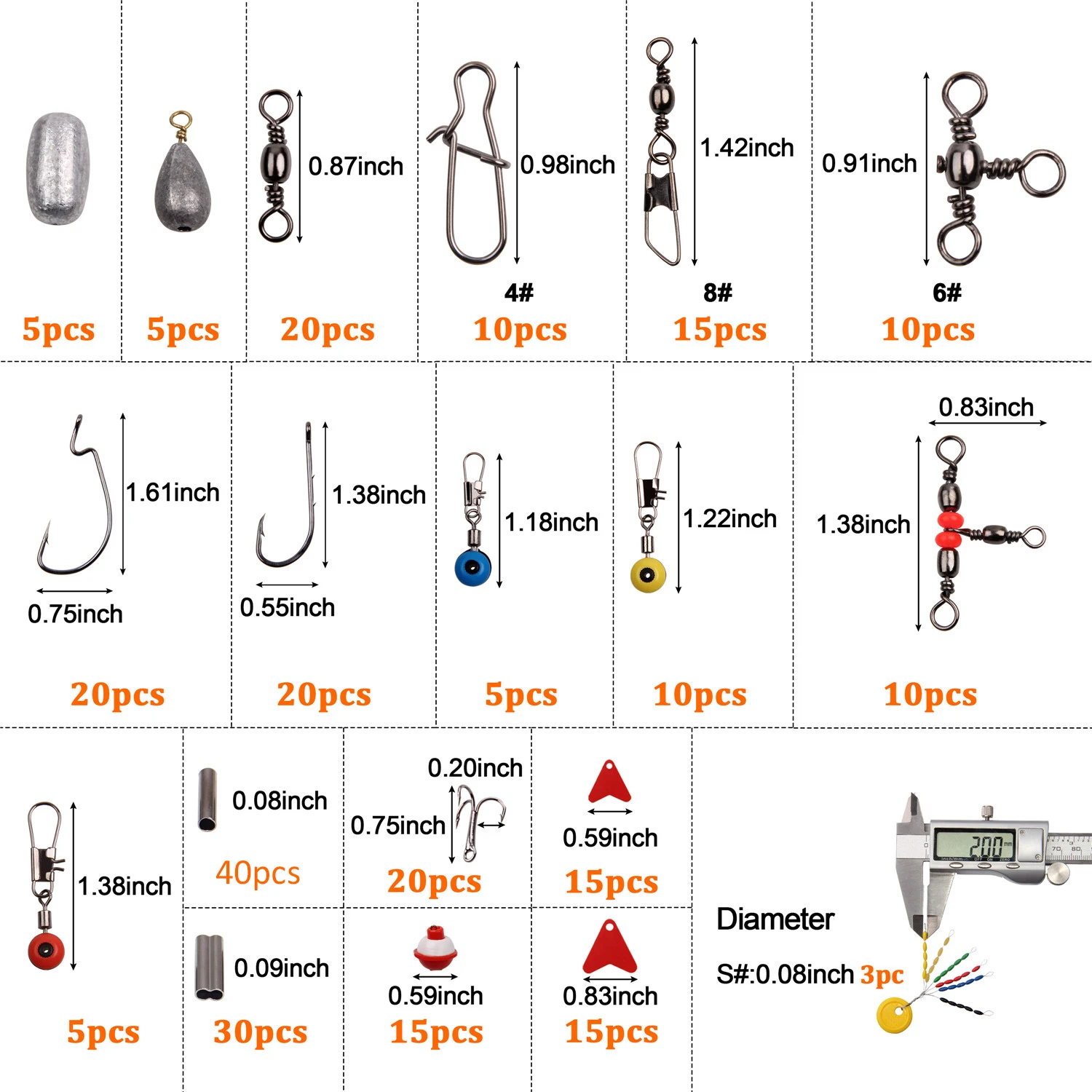 273 шт. набор рыболовных снастей коробка с поплавковыми пробками space beaus Вертлюги защелки свинцовые грузила плавающий шар для рыболовных крючков инструменты