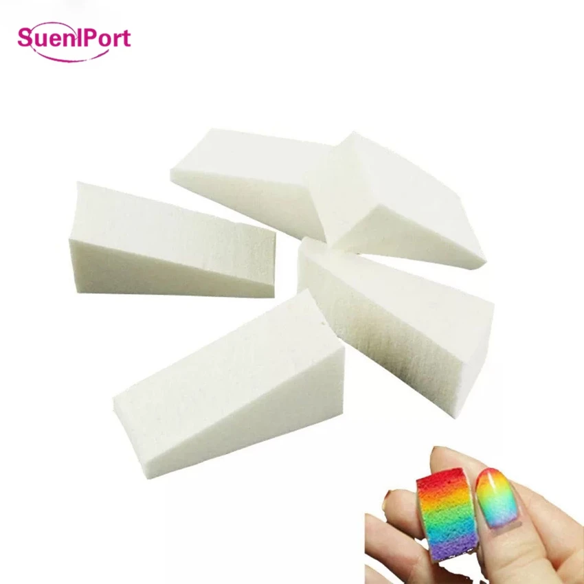 

Sune l Port 20pcs Color Change Nail Sponges Buffer for Acrylic Makeup Manicure Nail Art Accessory Gradient Tips DIY Equipment