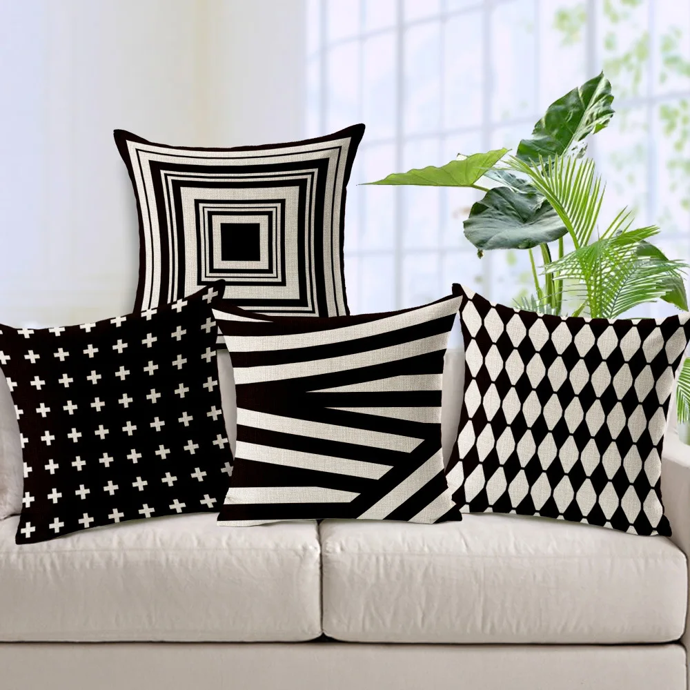 Preto E Branco Geometria De Sombreamento Instalados Geometria De Sombreamento