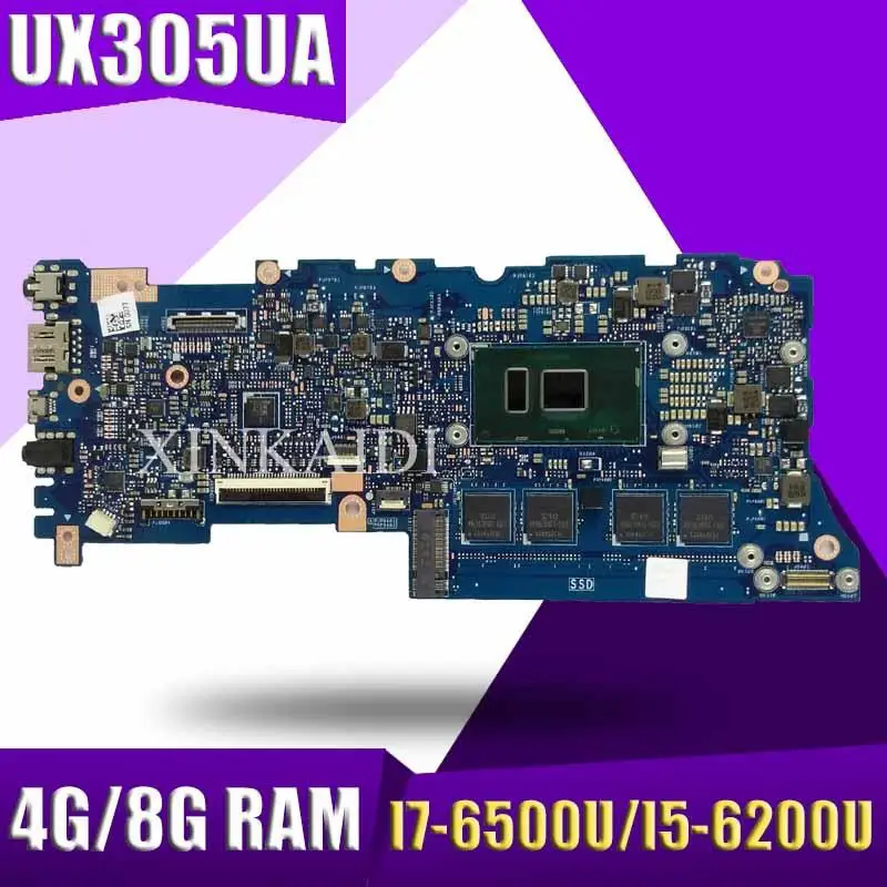Материнская плата для ноутбука ASUS UX305UA UX305U U305U материнская 4G 8G ram/I7-6500U/I5-6200U обмен! |