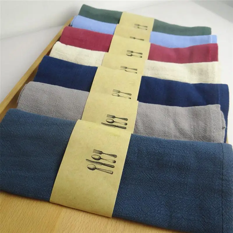 

Napkin Mats Table Cloth Kitchen Table Linen Dinner Cloth Napkins Dish Fabric Pocket Handkerchief Wedding Party Hotel Fabric