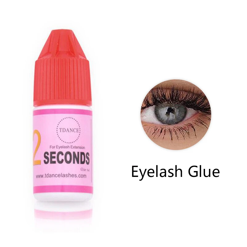 

TDANCE 5ml 1-3 second Fast dry adhesive no odor no simulation lash glue individual Adhesive Retention
