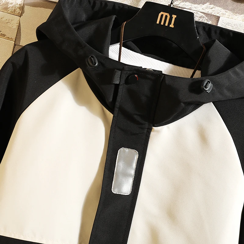 FUODRAO Japan Style Hooded Windbreaker Hip Hop Bomber Jacket Men Streetwear Harajuku Jacket Coats Men Jaqueta Masculina J122 FUODRAO Japan Style Hooded Windbreaker Hip Hop Bomber Jacket Men Streetwear Harajuku Jacket Coats Men Jaqueta Masculina J122