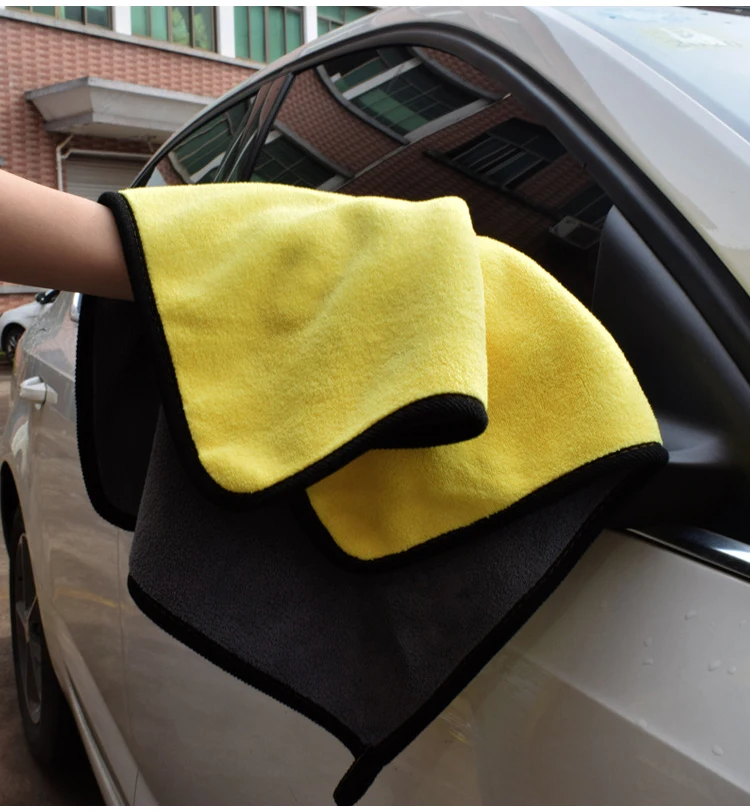 Car Polishing Washing Towels Plush Microfiber Car Cleaning Towel Car Towel Auto Cleaning Cloth Car Detailing Wash Drying Towel (4)
