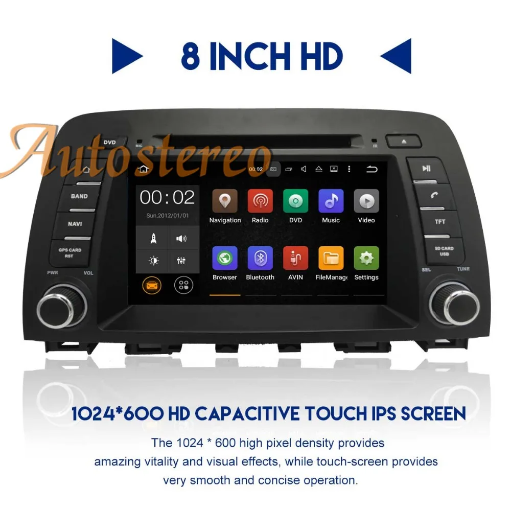 Cheap Newest Android8.0 4GB RAM system Car CD DVD Player GPS navigation For MAZDA6 ATENZA 2013 2014 2015 2016 2017 multimedia radio 2