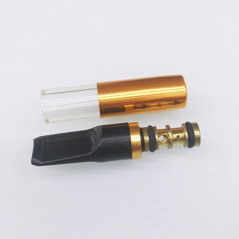 Моющийся магнит двойной держатель для сигарет фильтр Золотой держатель для сигарет резные металлические трубы фильтр для мундштука аксессуары