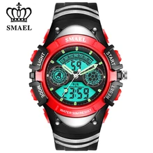 2016 Nouveau SMAEL Enfants Montres Mignon Sport Montres de Bande Dessinée En Caoutchouc de Montres Enfants Numérique Led Montre Reloj Enfants Cadeau WS0616A