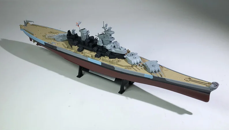 AMER 1/1000 масштаб военная модель игрушки USS Missouri 1944 линкор литой металлический военный корабль модель игрушки для коллекции, подарок, дети