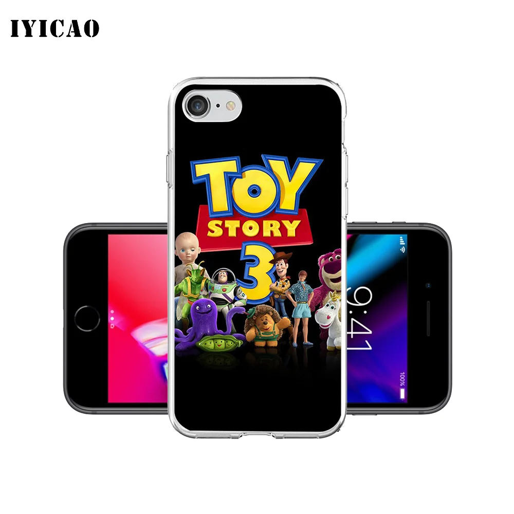 IYICAO игрушка история мягкий силиконовый чехол для телефона iPhone X XR XS MAX 6 6s 7 8 Plus 5 5S SE