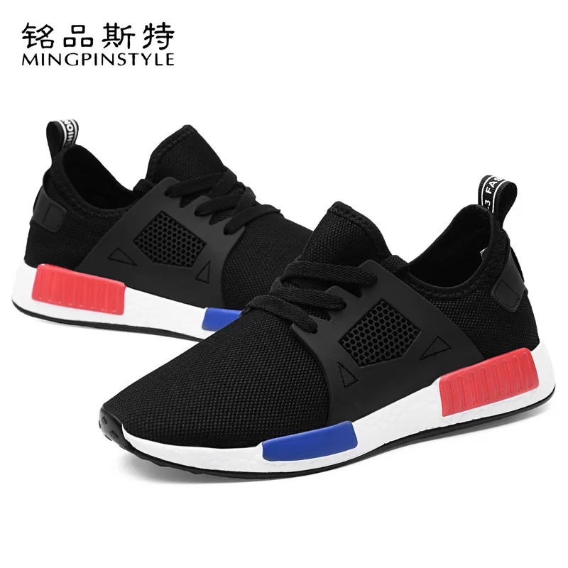 Mingpinstyle Spring Summer Men's Casual Shoes Soft Sole Mesh Breathable