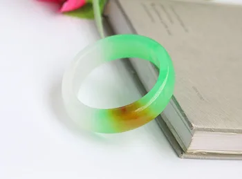

Genuine natural bracelet jade goods three colorful bracelet bracelet jade emerald