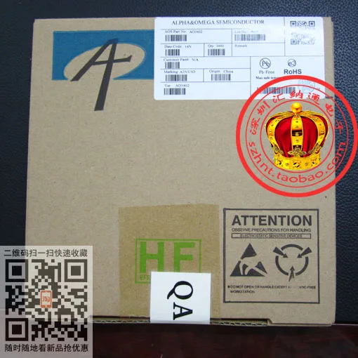 Patch Transistor FET SOT23 AO3402 Bandai US imports of new original --HNT | Электронные компоненты и