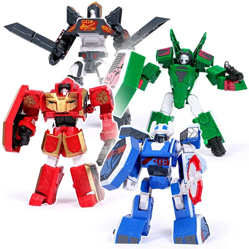 

HOT Sale MINI Tobot Brothers Transformation Robot Gyro Double deformation Tobot Quartran Model Kids Toys Juguetes