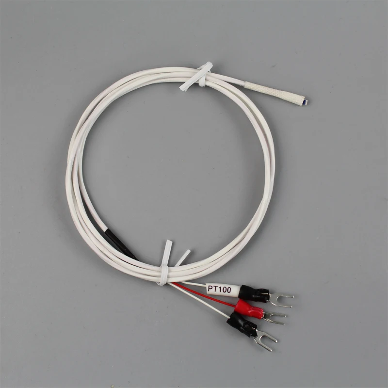 

-50 ~ 300 degree terminal PT100 Thermal resistance with terminal 1m PT100 Shielded cable temperature sensor with terminal