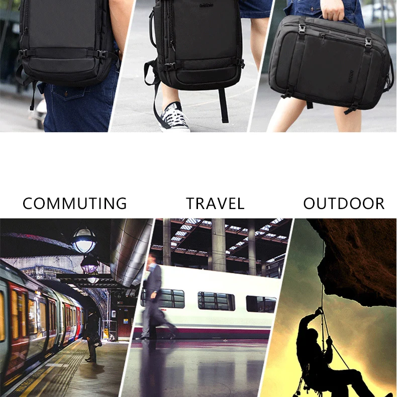 Брендовые водонепроницаемые мужские рюкзаки для путешествий, повседневные школьные сумки для девочек и мальчиков-подростков, многофункциональные мужские рюкзаки для ноутбука 15,6 дюймов