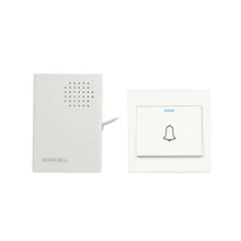1 полный комплект для домашнего использования кнопка звонка двери и электронный дверной звонок использование батареи AAA Dingdong