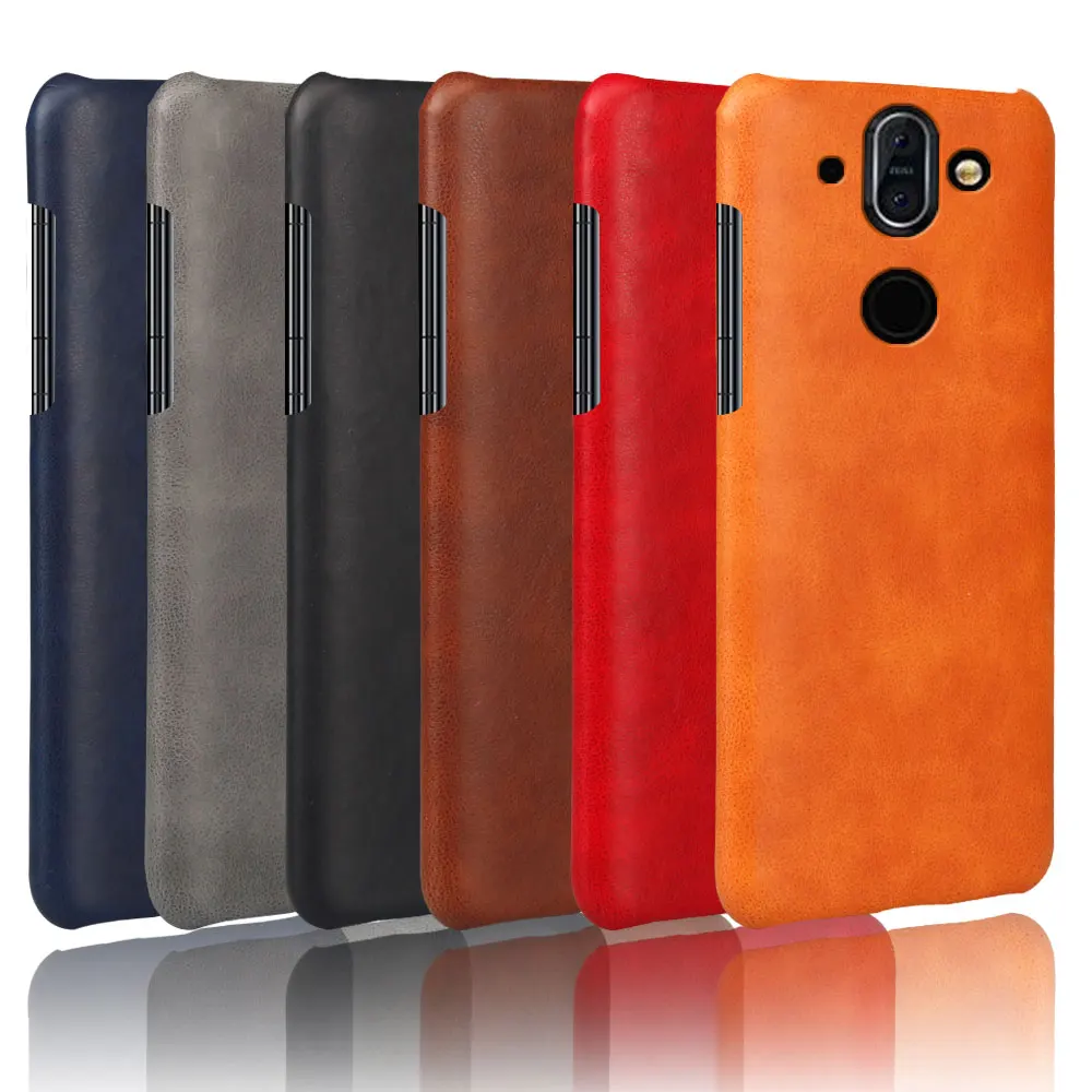 For Nokia 8 Sirocco Case PC + PU Leather 2in 1 Phone Covers For Nokia8 Sirocco Phone Back Covers For Nokia Siroco 8 Coque