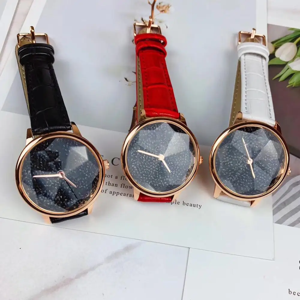 

Original Fashion Trend Ladies Luxury Watch Belt Quartz Watch Multi-color Optional Personality Woman Watch Free shipping