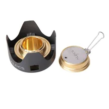 Outdoor Picnic Stove Mini Ultra-light Spirit Combustor Alcohol Stove Camping Furnace Camping Portable Folding Stove