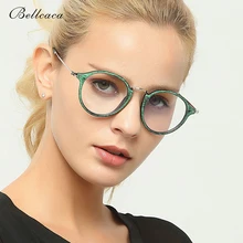Bellcaca, оправа для очков для женщин и мужчин, очки по рецепту, компьютерные оптические прозрачные линзы, винтажные очки, оправа для женщин, BC361