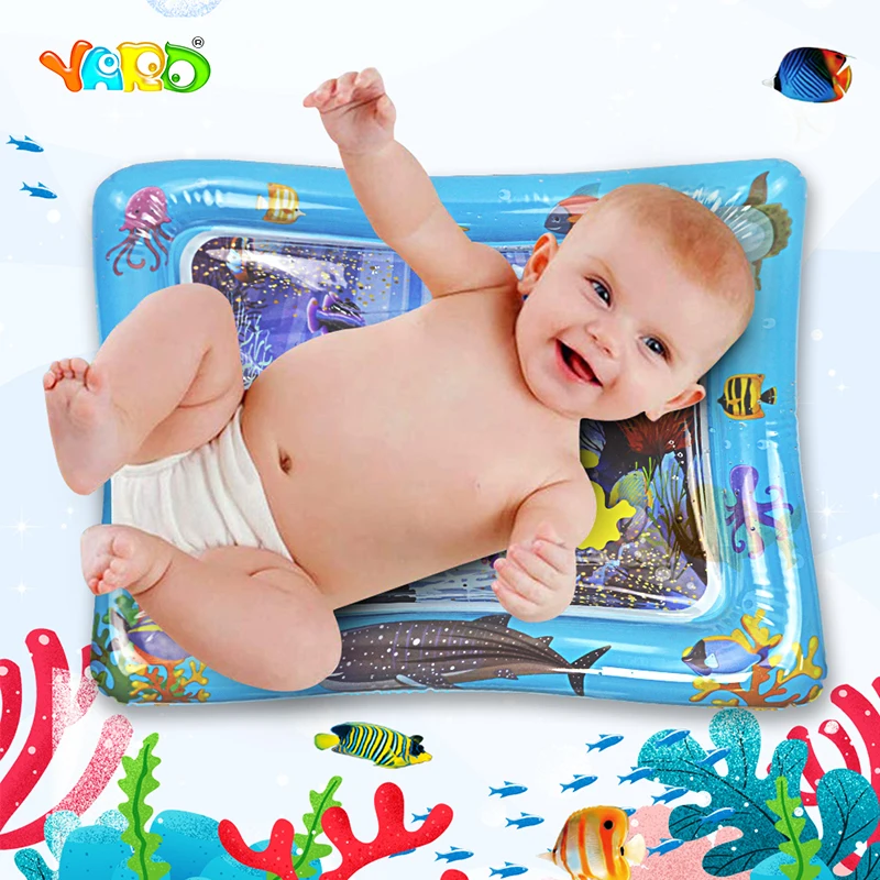 2019 Creative Dual Use Toys Baby Inflatable Water Cushion Children Marine Organism Knowledge Toy Baby Inflatable Patted Pad 