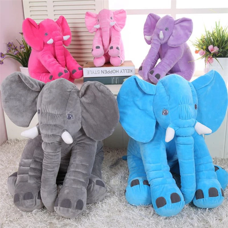 

40/60cm Elephant Doll Plush Toy Appease Multifunctional Pillow Air Conditioner Blanket Plush Doll Collection Toy Gift