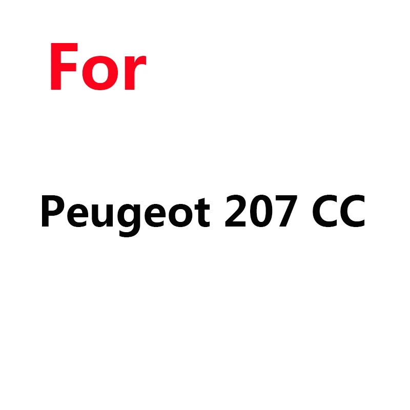 Cawanerl чехол для автомобиля, защита от солнца, снега, дождя, защита от ультрафиолета, защита от пыли для peugeot 1007 107 2008 206 207 208 - Название цвета: For Peugeot 207 CC