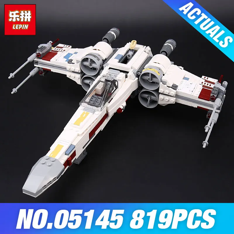 

Lepin Starwars Fighter 05145 legoing star wars x wing Fighter 75218 toys Model Building set Blocks Bricks