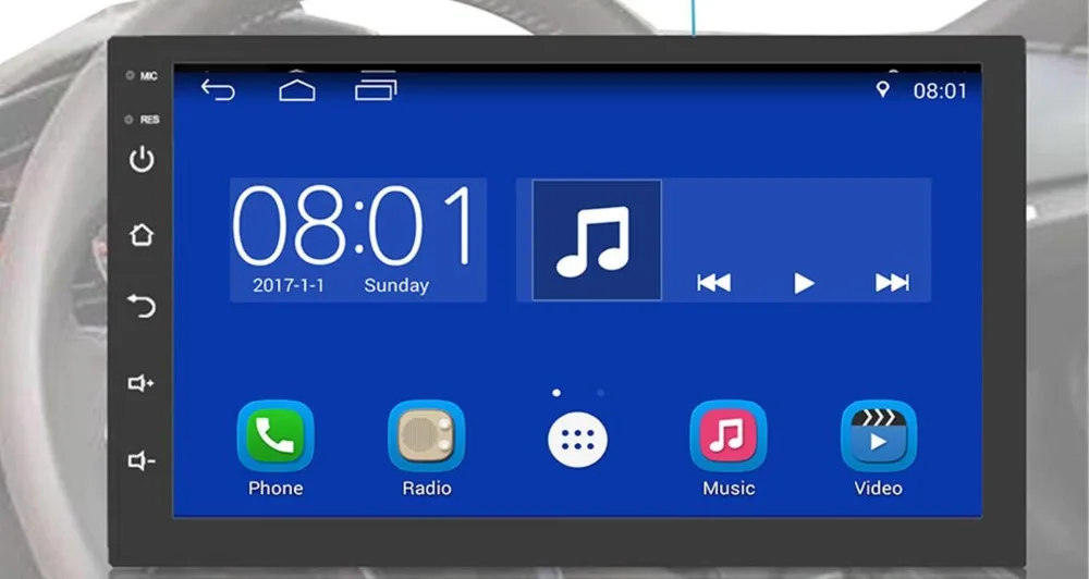 Top android 7.1 car dvd for nissan qashqai x-trail almera note juke universal multimedia car gps navigation player 3