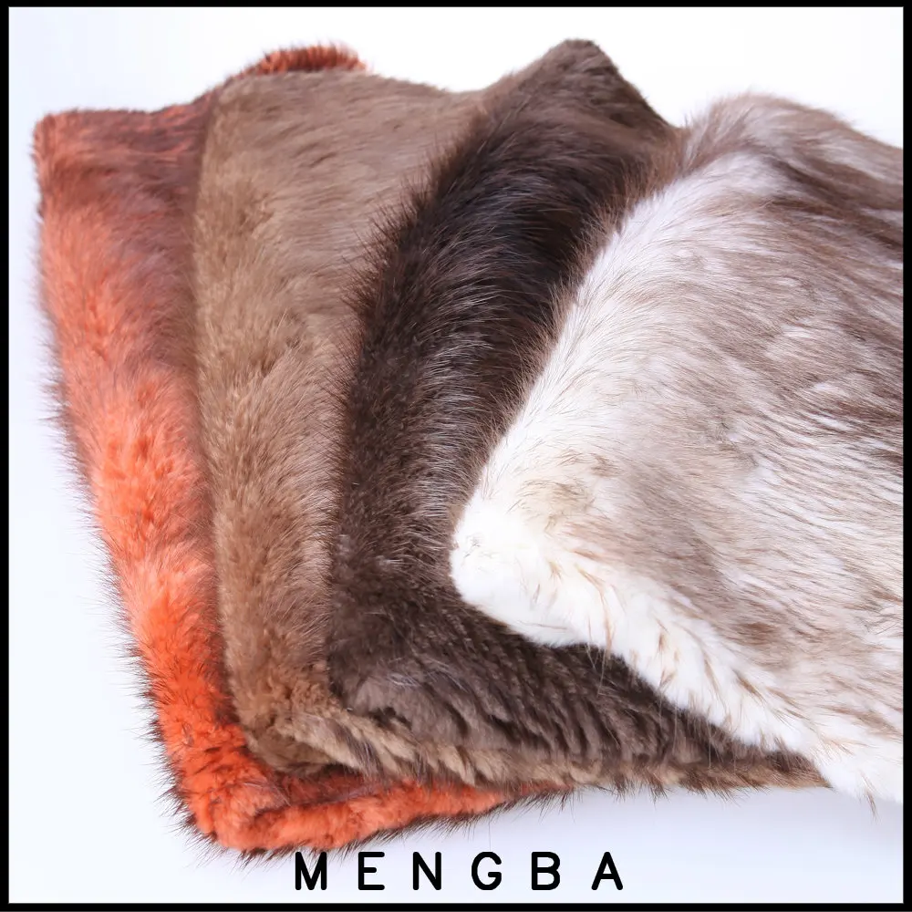 top quality dyed nutria fur skin pelts real animal fur material for