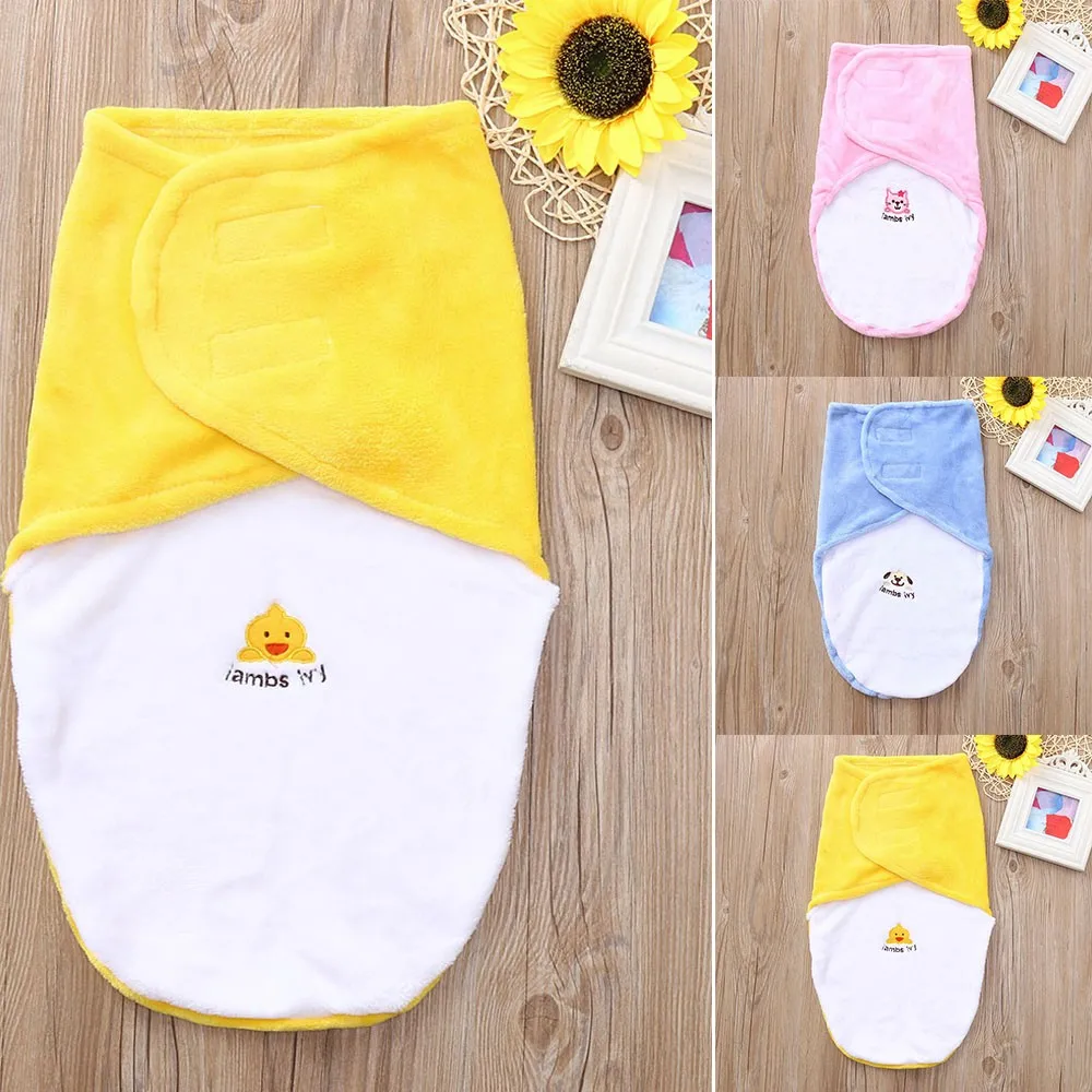 

ARLONEET Newborn Infant Baby sleep bag Baby stroller sleeping bag warm pad Winter Fleece Swaddle Sack Wrap robe CJ06
