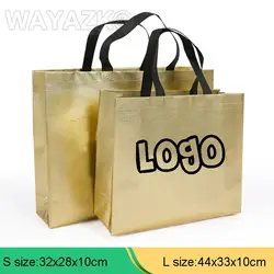 (100 шт./лот) на заказ пользовательский рекламный подарок сумка для покупок с логотипом