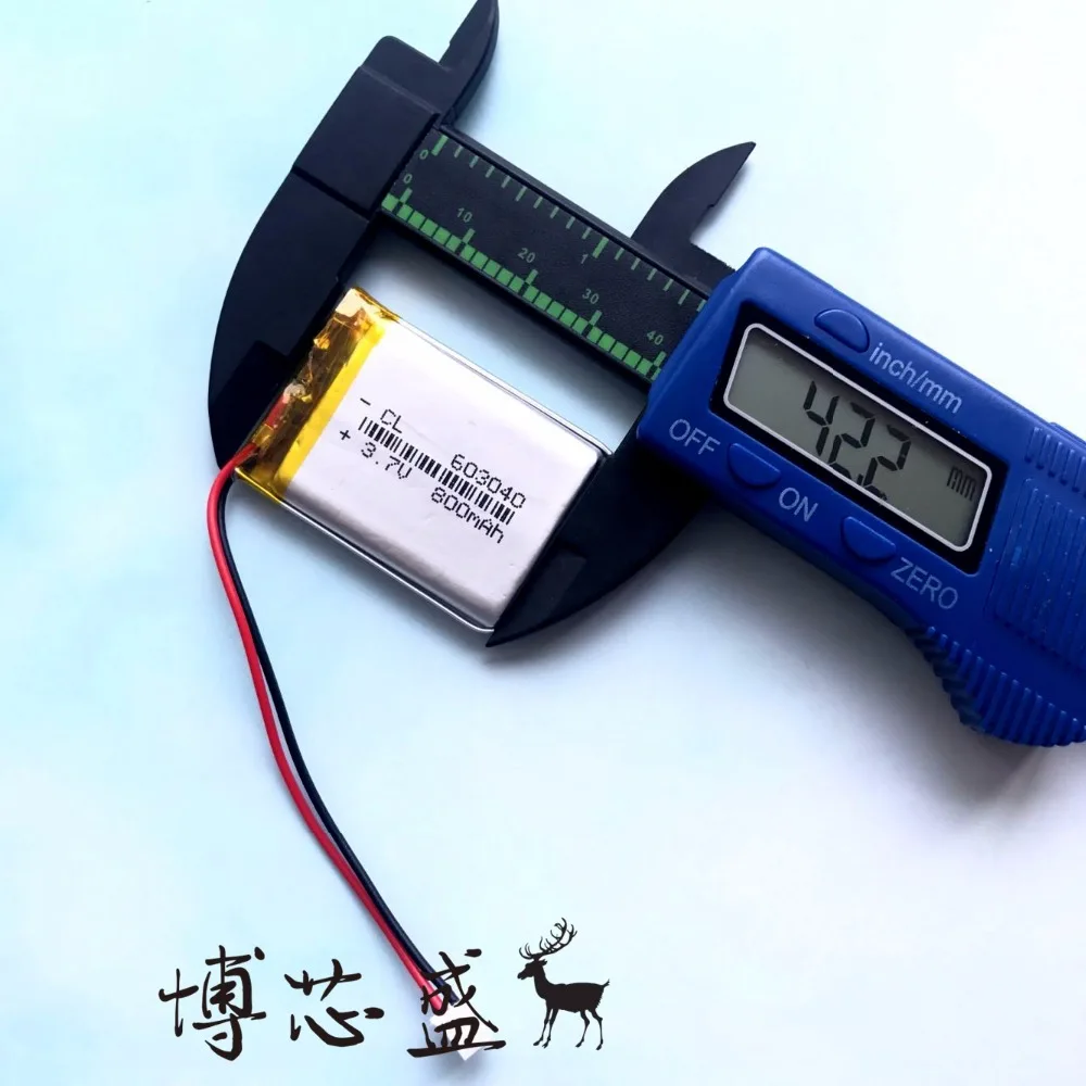 3 7 В 800 мАч 603040 литий полимерный LiPo Перезаряжаемые Батарея для Mp3 Mp4 Mp5 DIY PAD DVD E Book