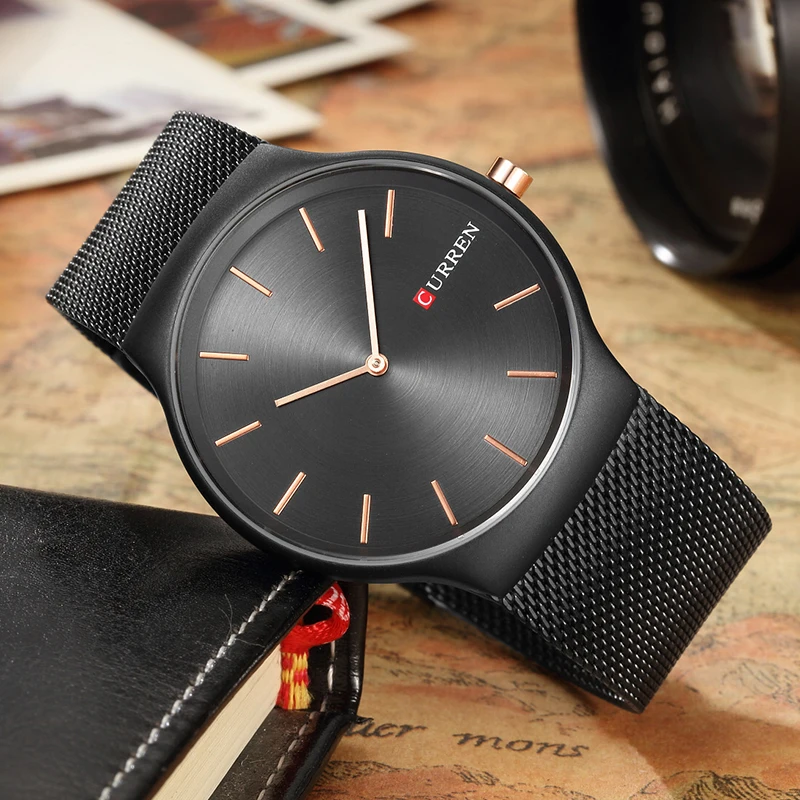 

CURREN Fashion Men Watch Top Luxury Brand Sport Military Business Army Male Clock Steel Band Wrist Quartz Mens Watches Gift 8256