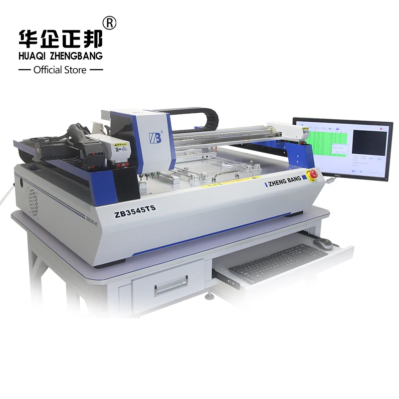 

SMT Desktop 4 Heads Strap LED Pick And Place Machine With Vision Camera, LED Lamp Production Line