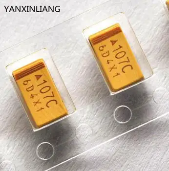 

50PCS Chip Tantalum Capacitor C size 6032 SMD C 16V 100UF C 107C