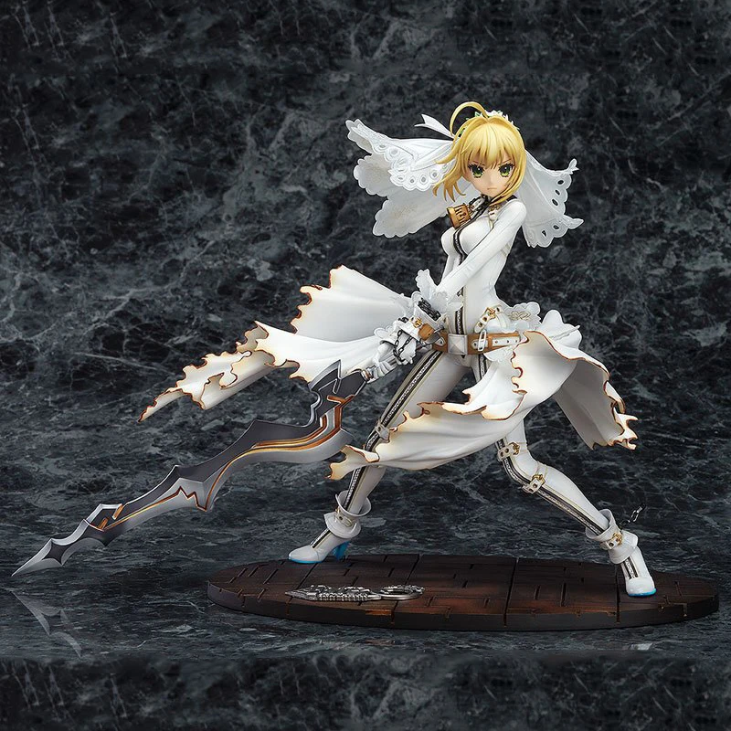 Aniplex+ Fate/stay Night CCC Red Saber Nero Anime Figures Toy Nero Claudius Wedding Dress Sword Art Online Action Figure Sexy Aniplex+ Fate/stay Night CCC Red Saber Nero Anime Figures Toy Nero Claudius Wedding Dress Sword Art Online Action Figure Sexy
