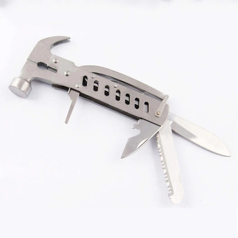 Stainless Steel Multifunction Nail Hammer Portable Multi Tools