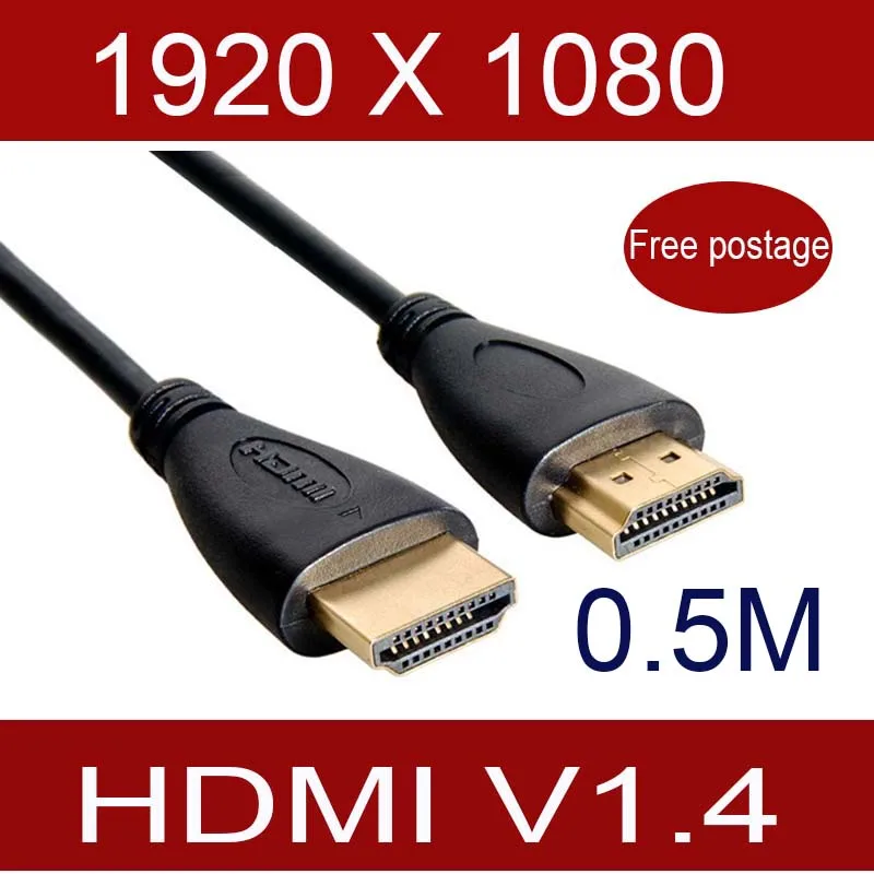 10 шт. 50 см HDMI-кабель короткий HDMI v1.4 3D видеокабель для переключателя сплиттера |