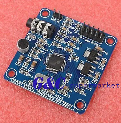

1PCS New VS1053 MP3 Module Development Bard (on-board recording function)