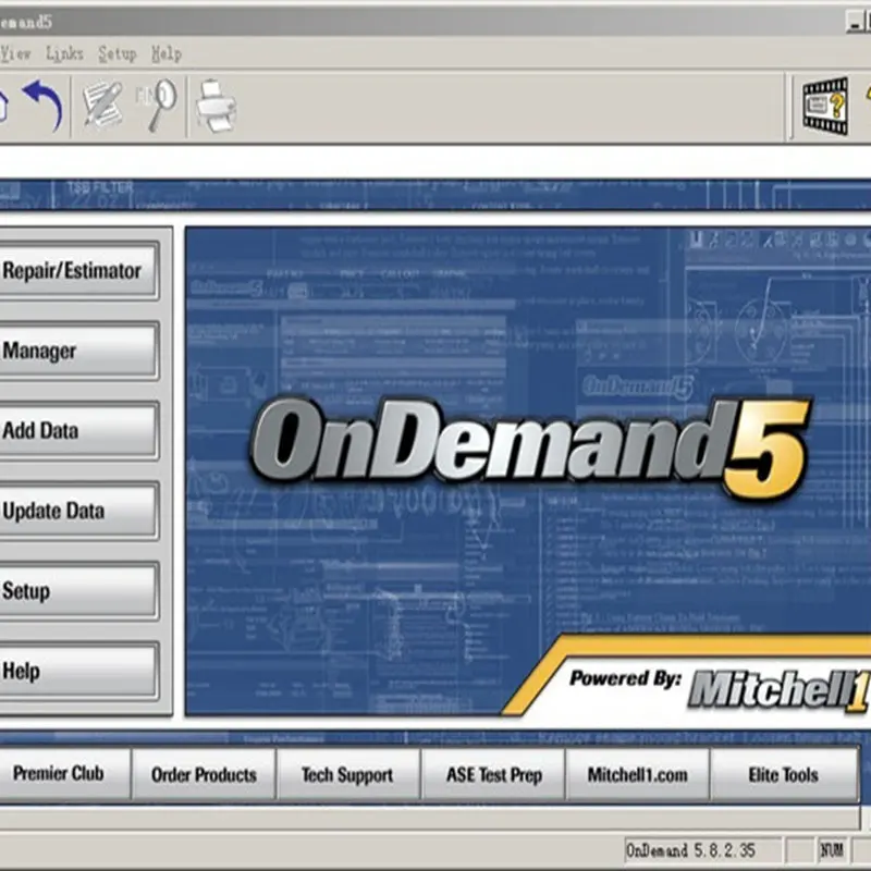  2019 software de reparación automática de alta calidad alldata y software Mitchell 8 en 1 tb hdd co