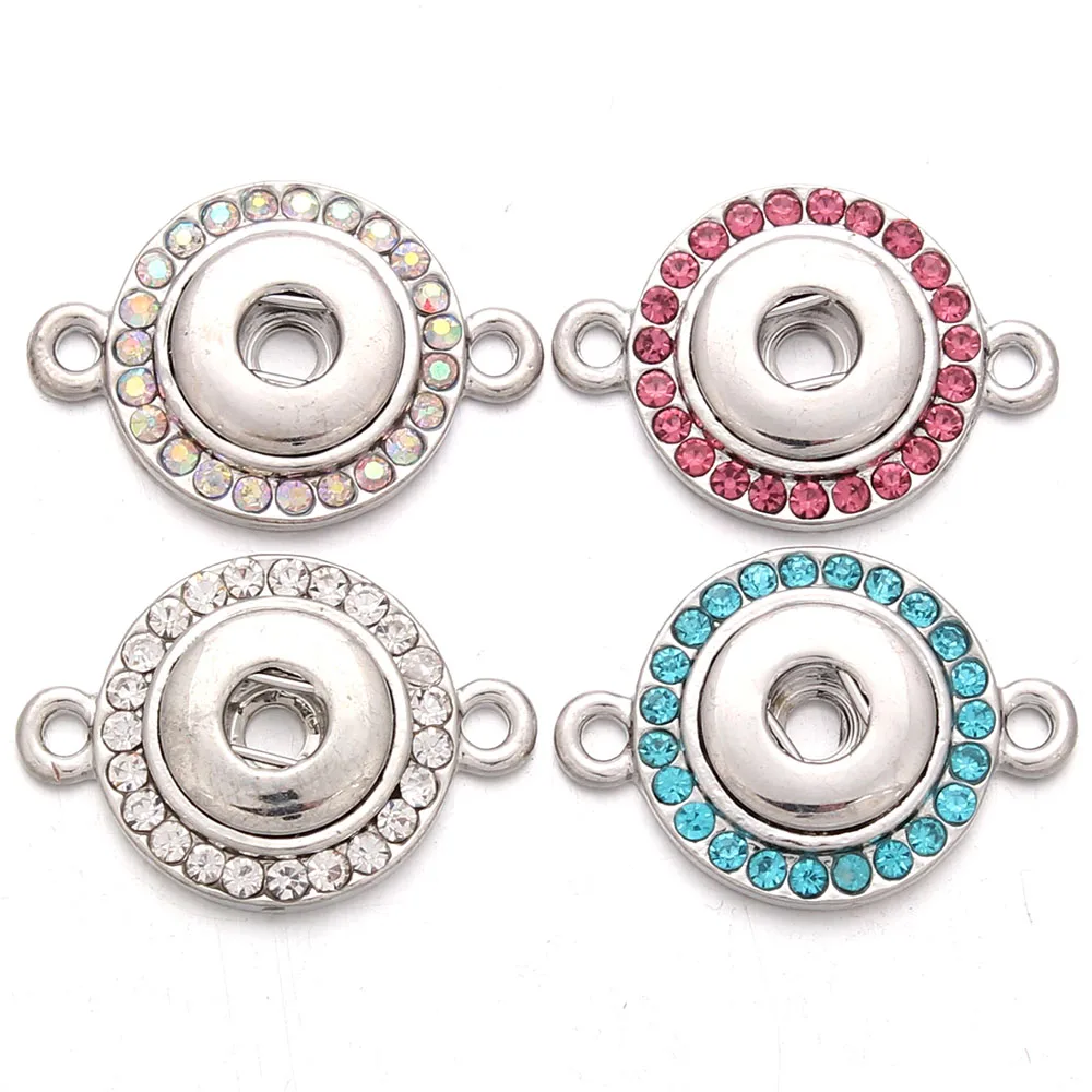 10pcs/lot Two Ears Snap Button Jewelry Accessories Fit 12MM Snap Button