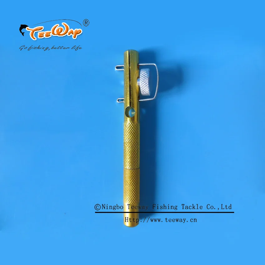 Free shipping High quality Aluminum alloy fishing line knotter Fishhooks Tie Device sub-line tier small hooks fishing tool