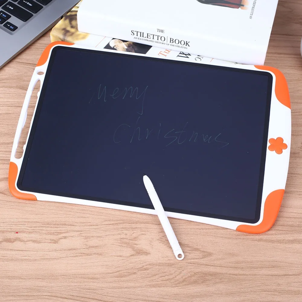 AMZDEAL 12 inch Electronic Writing Pad Drawing Tablet Handwriting Board