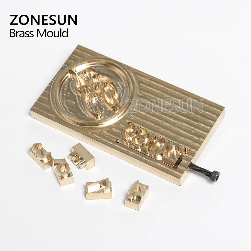Инструменты для резьбы логотипа ZONESUN тиснение гибкий брендинг