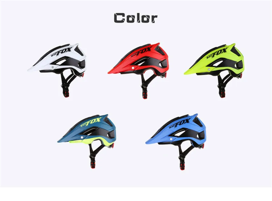 BATFOX bike helmet bat fox mtb cycling helmet integrally-molded women bicycle helmet man road bike mtb casco ciclismo bicicleta