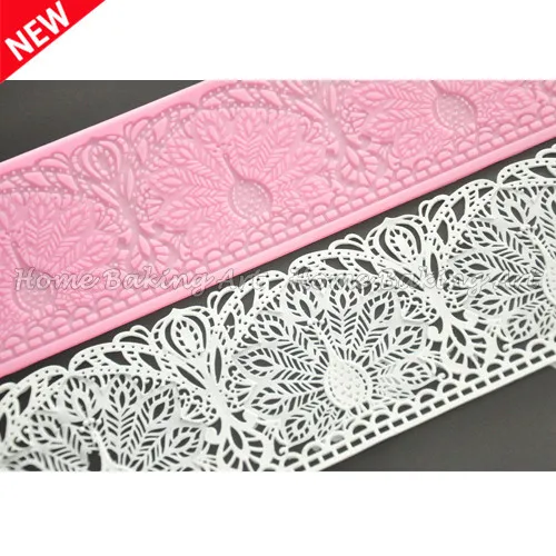 Buy New Arrival designed lace silicone mat for cake