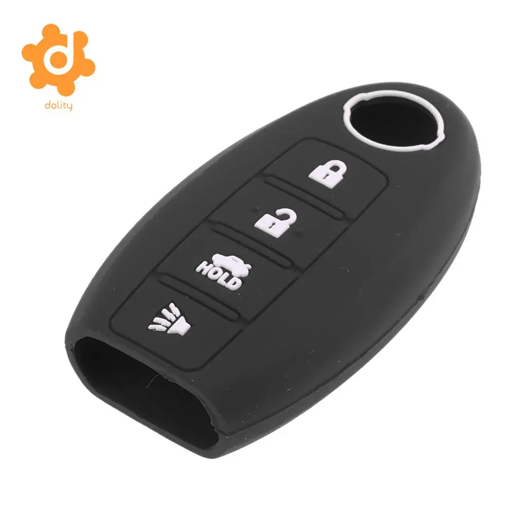 Car Key Fob Scratch Protective Case Cover for Nissan Altima Versa - Black Scratch protect bring comfortable touch